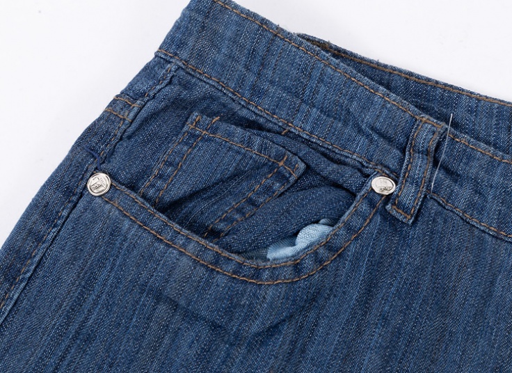 شلوار بگ جین کاغذی زنانه