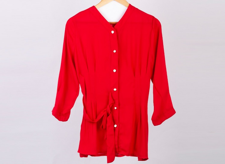 شومیز حریر کرپ زنانه