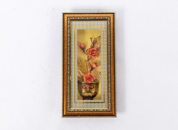 قاب دکوراتیو طرح گل