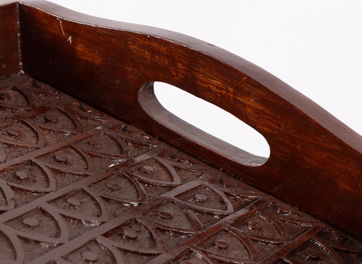 سینی پذیرایی چوبی