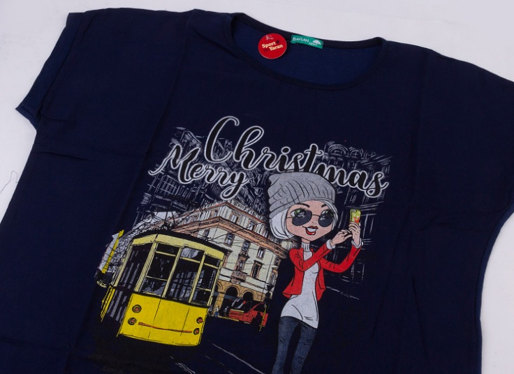 تیشرت زنانه Merry Christmas