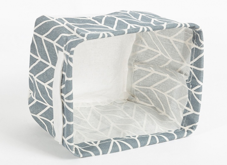 سبد پارچه ای طرح دار