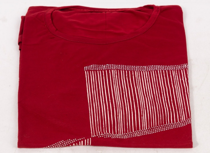 تیشرت زنانه سایز بزرگ طرحدار