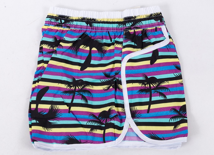 شلوارک زنانه طرح هاوایی