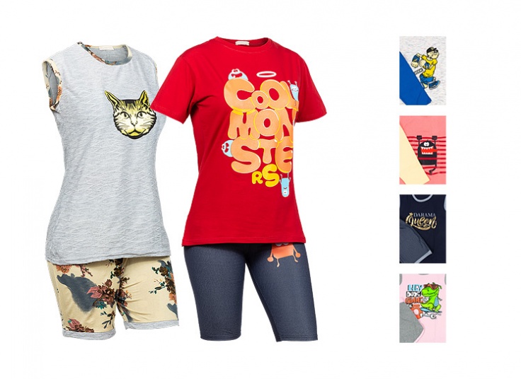 تیشرت شلوارک و شورتک Pattik