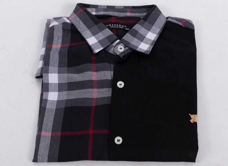 پیراهن چهارخانه مردانه طرح Burberry