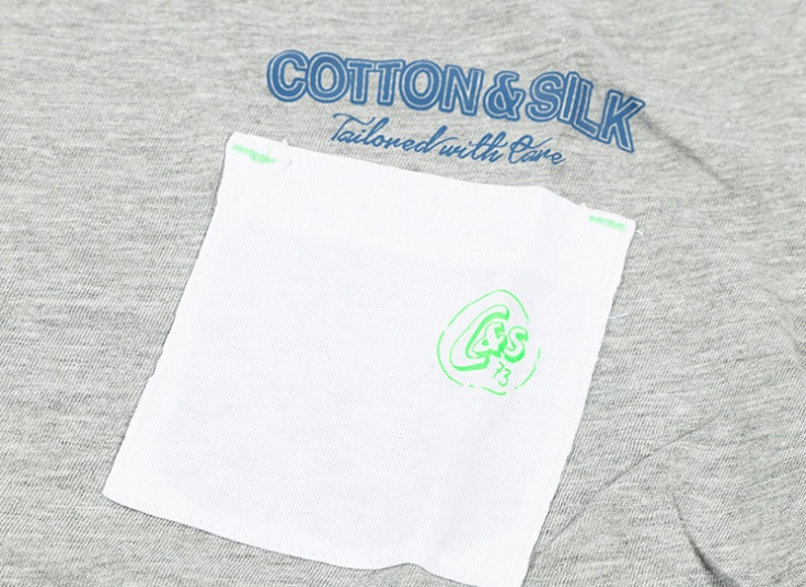 تیشرت آستین کوتاه مردانه Cotton and Silk