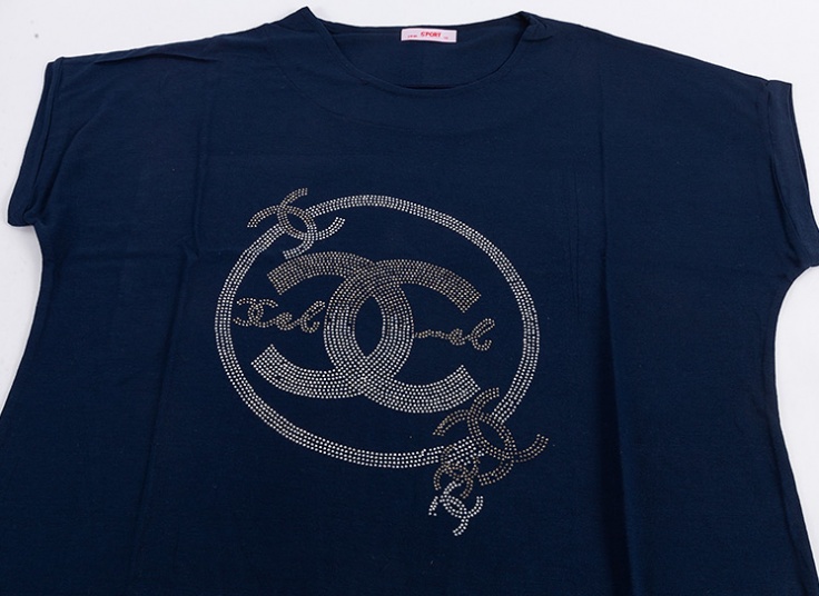 تاپ سایز بزرگ طرح Chanel