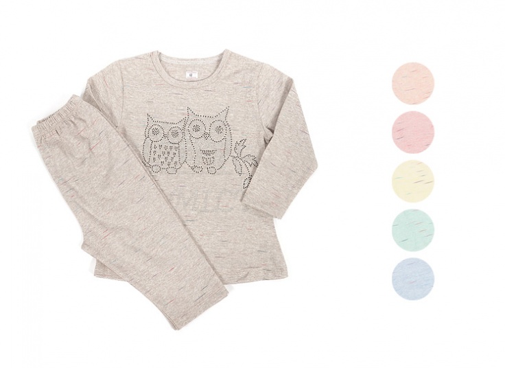 ست بلوز شلوار دخترانه طرح دار