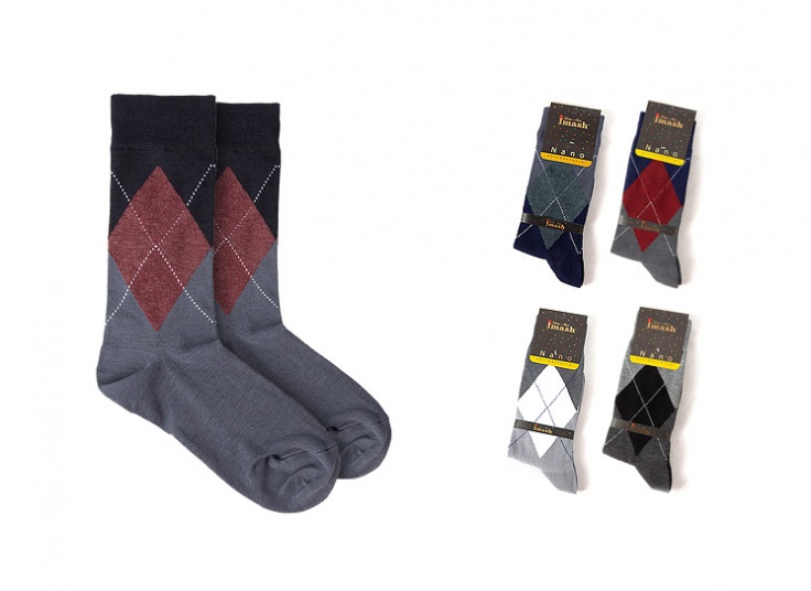 جوراب ساقدار مردانه imash طرح اسکاچ