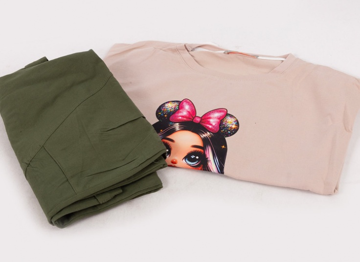 ست کراپ شلوار دخترانه JAAGO