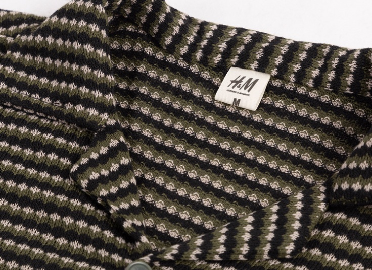 پیراهن مردانه طرح بافت H&M