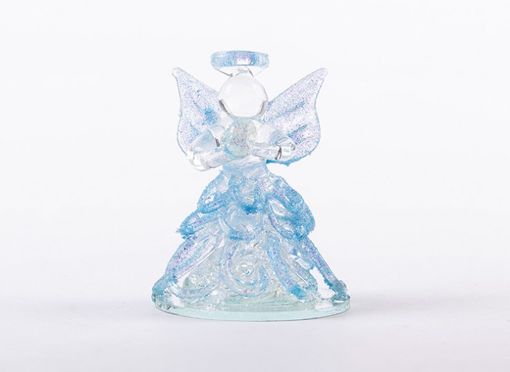 مجسمه شیشه ای فرشته بالدار