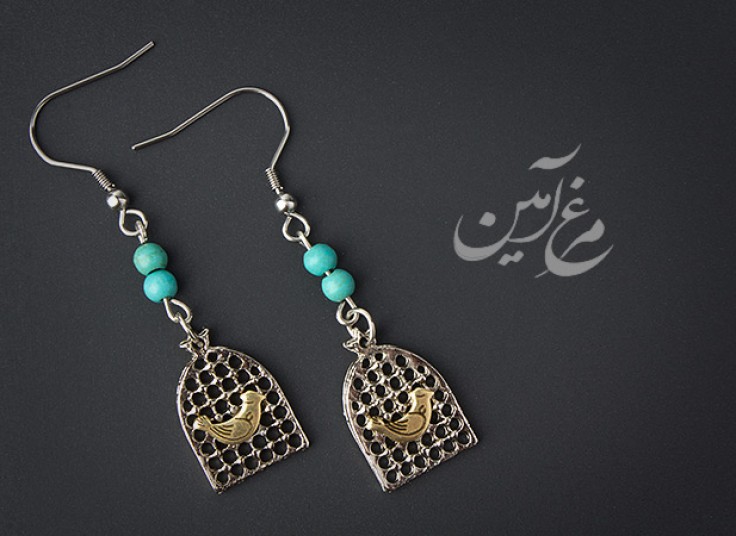 گردنبند و گوشواره مرغ آمین