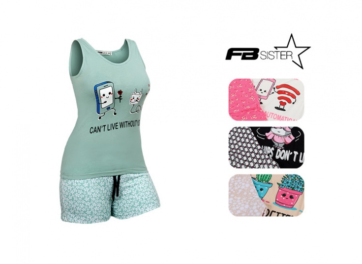 ست تاپ و شلوارک FB Sister