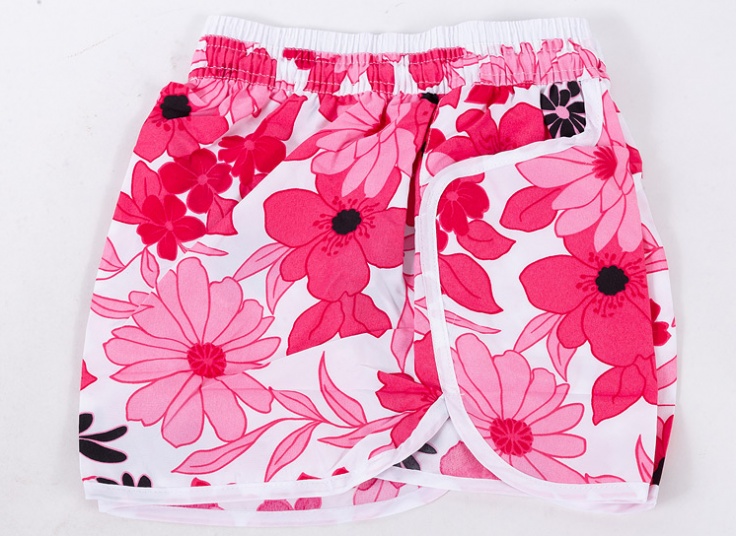 شلوارک زنانه طرح هاوایی