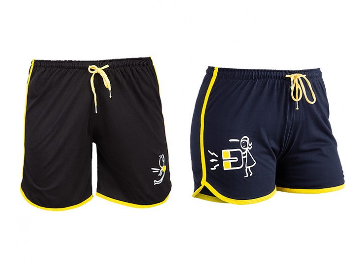 شلوارک نخی ساده