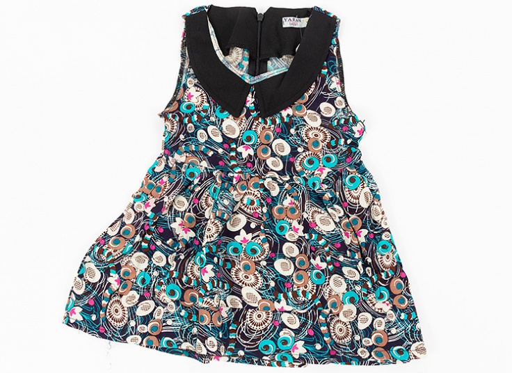 سارافون بچگانه یقه دار