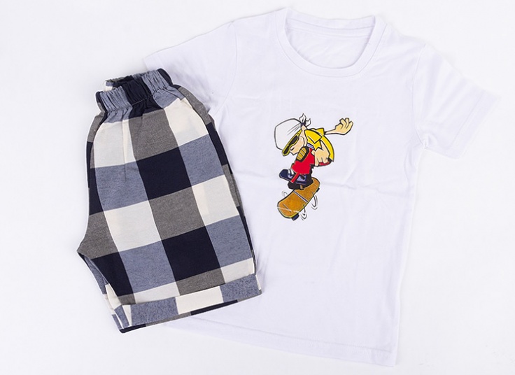 ست تیشرت و شلوارک پسرانه ORIGINAL