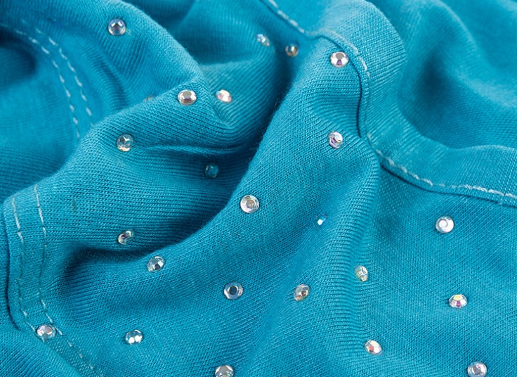 ست تاپ و برمودا سایز بزرگ زنانه Jeweled