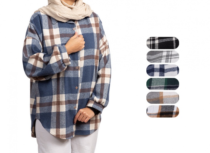 شکت زنانه چهارخانه