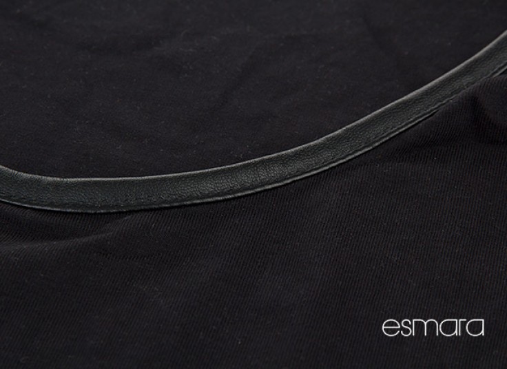 تیشرت یقه چرمی ESMARA