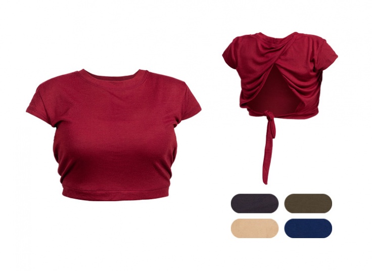 نیم تنه پشت گره ای