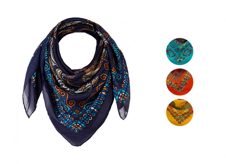 روسری نخی بته جقه Golden dot