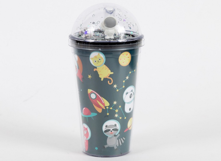 لیوان اسموتی چراغ دار گلکسی