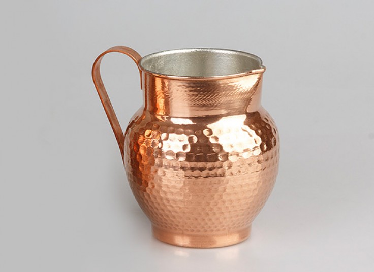 پارچ و لیوان مسی