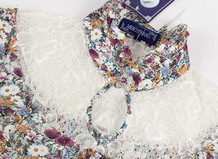 بلوز زنانه گیپور دار Mengyishang