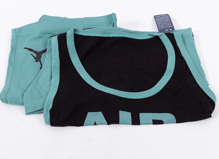 ست رکابی شلوارک مردانه طرح Air Jordan