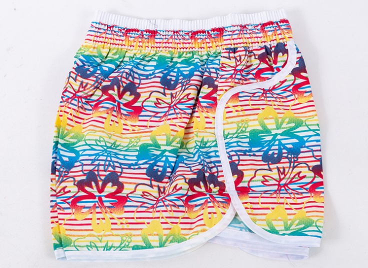 شلوارک زنانه طرح هاوایی