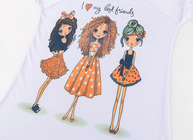 تیشرت طرح فانتزی زنانه