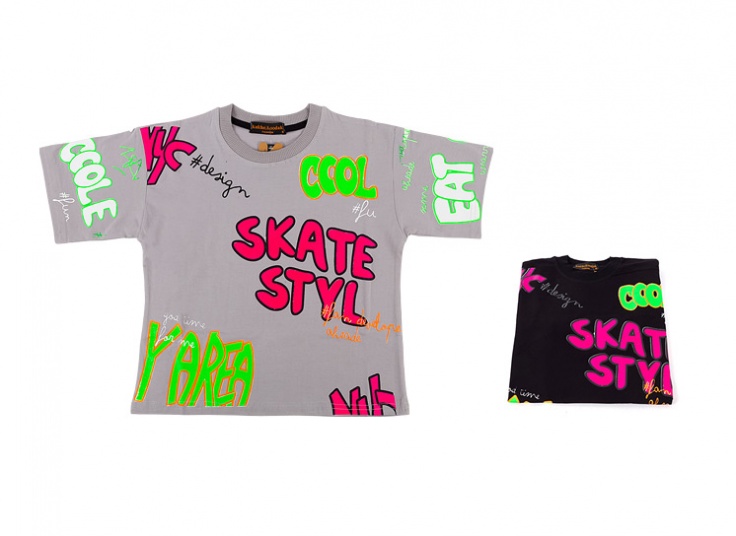 تیشرت دخترانه طرحدار