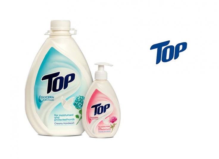 مایع دستشویی کرمی تاپ