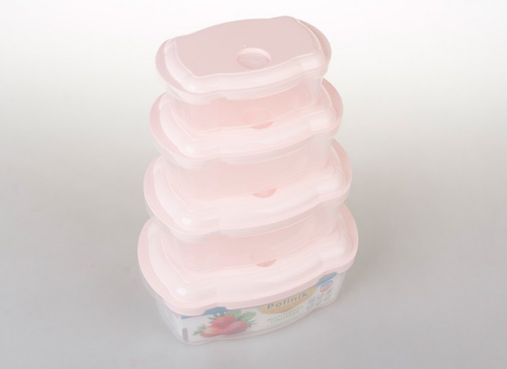 ست ظرف 4 تکه درب دار مدل Rectangle