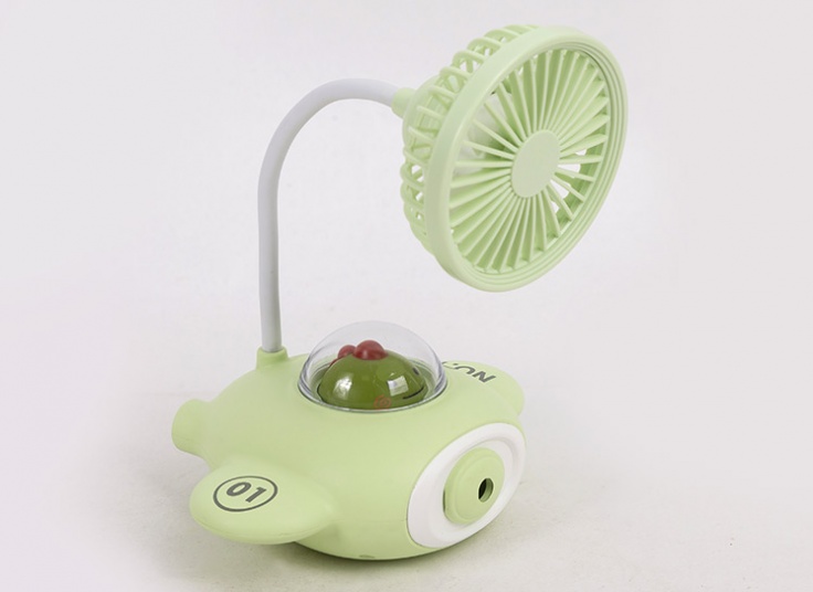 پنکه رومیزی شارژی چراغدار