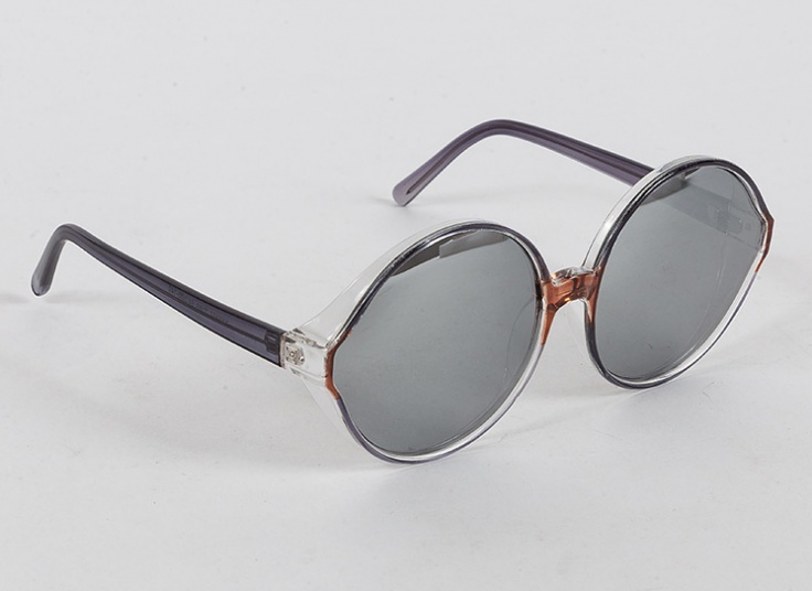 عینک آفتابی فریم گرد بزرگ