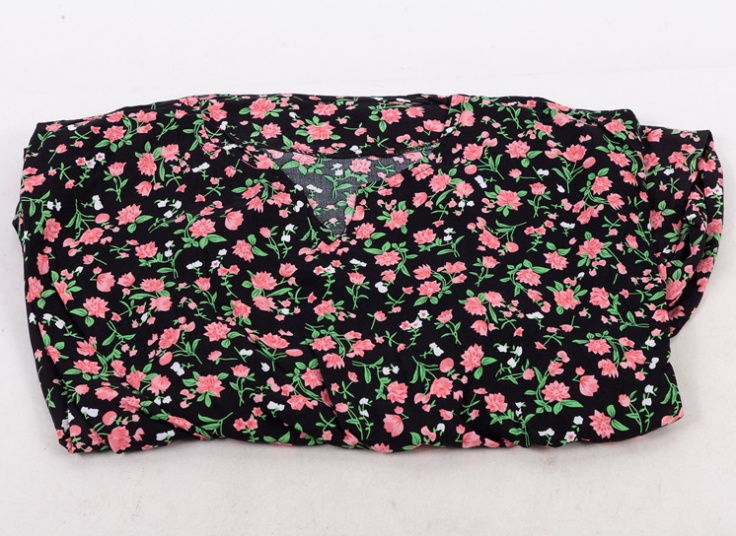 پیراهن ساحلی یقه کوبایی