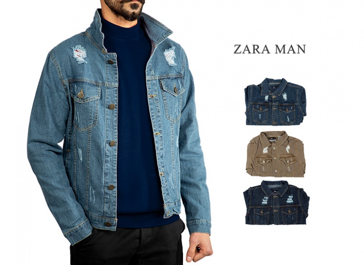 کت جین مردانه طرح ZARA