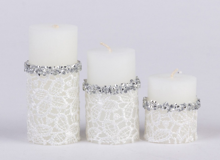 پکیج سه تایی شمع cylindric