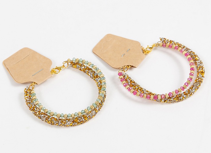 دستبند طرح کریستال