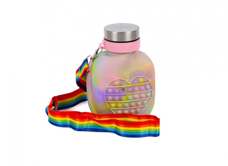 قمقمه سیلیکونی پاپیت دار