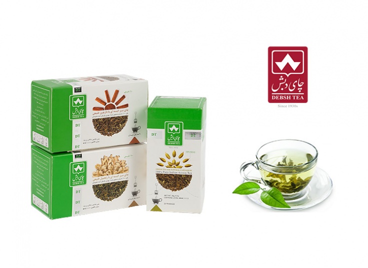 انواع چای سبز کیسه ای دبش