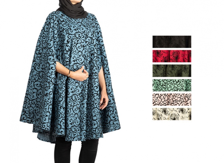 مانتو خفاشی چاپ فلوک