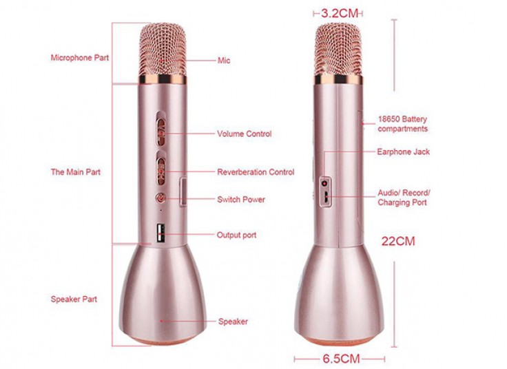 میکروفون پاوربانک بلوتوث MAGIC KARAOKE