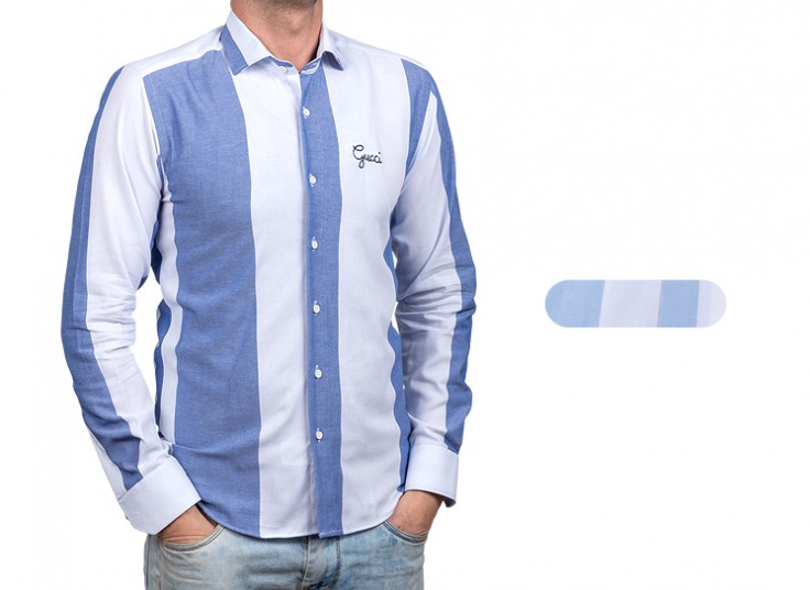 پیراهن راه راه مردانه Gucci