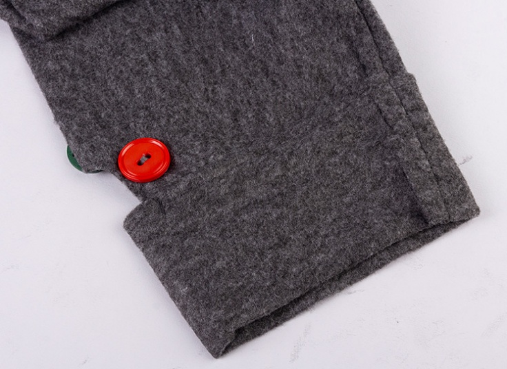 مانتو پشمی زمستانی knobbed