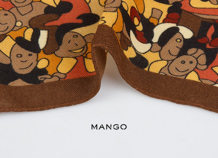 روسری پاییزه MANGO مدل Cubism